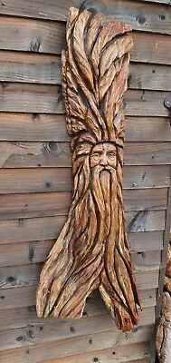 £289.99 • Buy Chainsaw Carved Green Man / Wood Spirit 