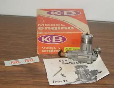 K&B .15 R/C Model Engine In Original Box • $150