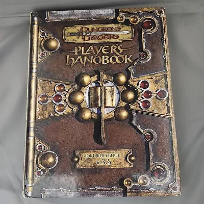 Dungeons Dragons Player Handbook Core Rulebook I V.3.5 Printed Oct 2004 • $42.68