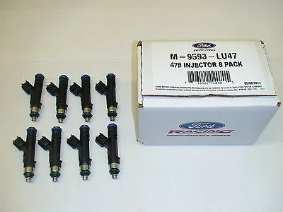 Ford Racing Performance 47lb Fuel Injectors 11-17 Mustang GT 5.0 Coyote Boss302 • $319