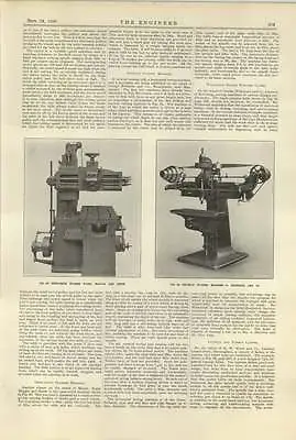 £10 • Buy 1920 54 Inch Broaching Machine Vickers Plan