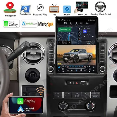 Android 13 Wifi Carplay GPS Stereo Radio Head Unit For Ford F-150 F150 2009-2014 • $185