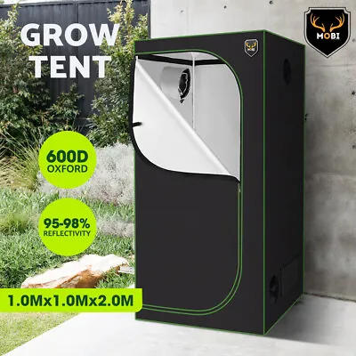 $129.95 • Buy Mobi Grow Tent Kits 1m X 1m X 2m Indoor Hydroponic Grow System Room Plant