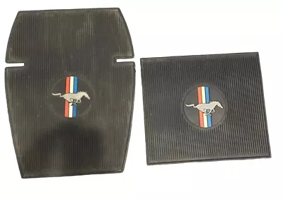 1965 Ford Mustang Rubber Pony Floor Mats 1 Set Of 2. Muscle Hot Rod Restore OEM • $60