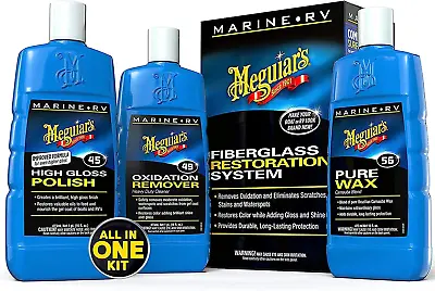 Meguiar's M4965 Marine/RV Gel Coat Restoration System - Professional Finish  • $55.28