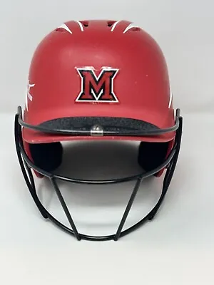 2013 Miami Ohio University RedHawks Game Worn Mizuno Baseball Batting Helmet • $45.95