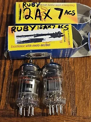 12ax7 Vacuum Tubes - Used Lot Of 4 - Ruby JJs • $2.25