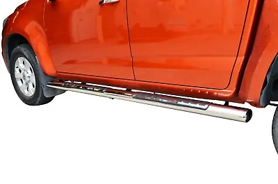 S/S 304 Running Side Step Bar Board For Holden Colorado Z71 RG 2012-21 • $209.97