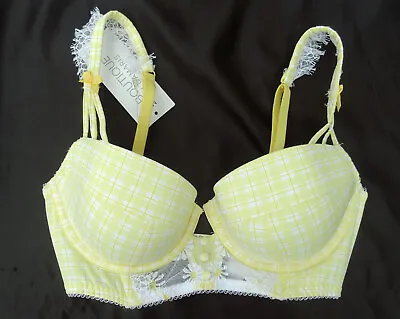 M & S Boutique Damaris Longline Padded Bacony Bra Delphy White Marks Spencer • £13.99