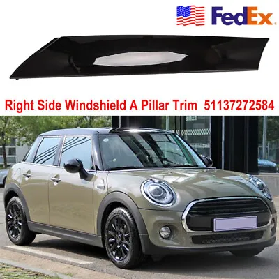 Right Side Exterior Molding Windshield A Pillar Trim For BMW Mini Cooper R55 R56 • $44.73