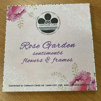 Craftwork Cards Rose Garden Sentiments  Flowers And Frames Kit  • £2.50
