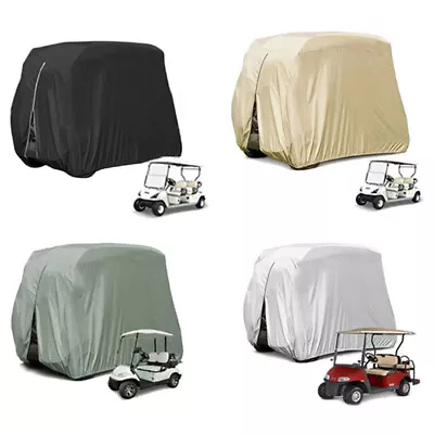 Waterproof Golf Cart Cover 4 Passenger For YAMAHA EZGO Club Car Cart Enclosure • $28.49