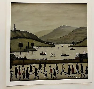  Lake Windermere  Giclée Print In The Style Of LS Lowry. AI Image. Ltd Edition • $8.70