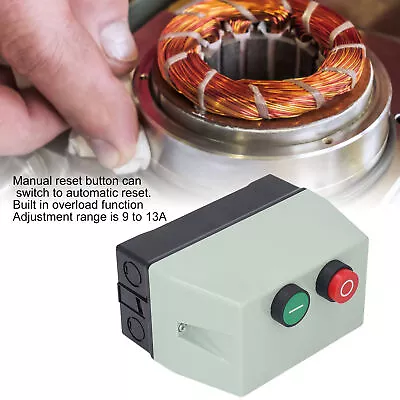 Magnetic Electric Motor Starter IP55 Motor Start Control Switch Single Phase • $33.24