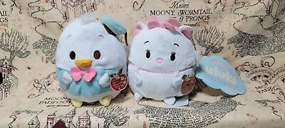 Donald Duck Marie Aristocats Disney Ufufy Plush 4  Stuffed TAG Toy Doll Japan • $12