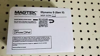 Magtek Idynamo 5 Gen II Magnetic Card Reader Lightning 21087013 For IPhone IPad • $39.99