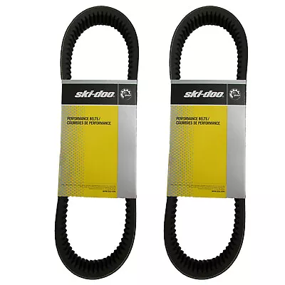 Ski-Doo New OEM Skandic Drive Clutch Belt TWO PACK 414633800; 414-6338-00 • $98.98