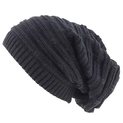 Dreadlock Deep Crown Oversize Jamaica Rasta Knit Long Beanie - FREE SHIPPING • $24.99