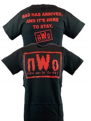 NWo Bad Has Arrived New World Order Red Logo Mens T-shirt • $32.99