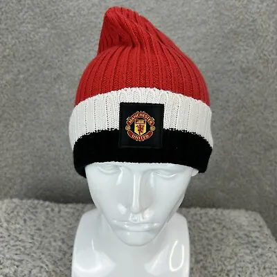 Manchester United Knitted Hat Unisex S Small  100% Acrylic Multicoloured • £5