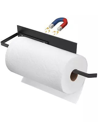 Magnetic Paper Towel Holder For Refrigerator Multi-use Kitchen Towel Bar Holder • $9.43