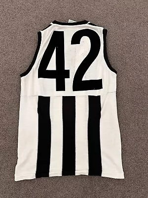 Rare Vintage Collingwood Magpies Afl 1990 Sekem Jumper Guernsey Darren Millane • $255