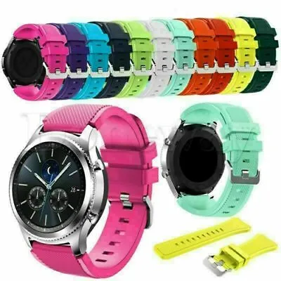 $6.98 • Buy Silicone Wrist Watch Band Strap Replacement For Samsung Gear Watch 46mm SM-R800
