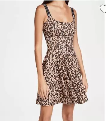 Versace Jeans Couture Leopard Dress It 42 Us 4-6 $850 • $165