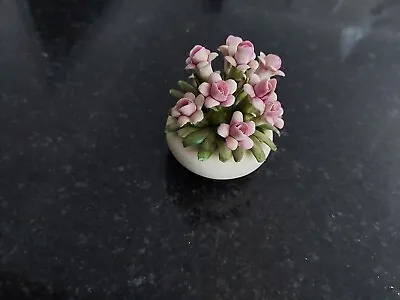 Miniature Capodimonte Posy Vase - 70mm High And 60mm Diameter • $35