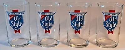 Vintage Heileman's Old Style Beer 8 Oz Sample Tasting Chaser Glass ~ Lot Of 4 • $29.98