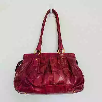 Brahmin Eloise Croc Embossed Leather Shoulder Bag Tote • $250