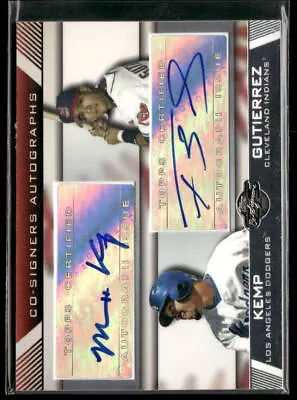 2007 Topps Co-Signers #CS-KG Matt Kemp / Franklin Gutierrez Dual Auto • $12.95