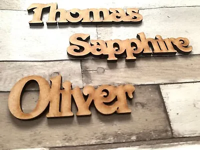 £1.80 • Buy Wooden Name Personalised Names Wedding Words Letters Place Names Scrapbook Craft