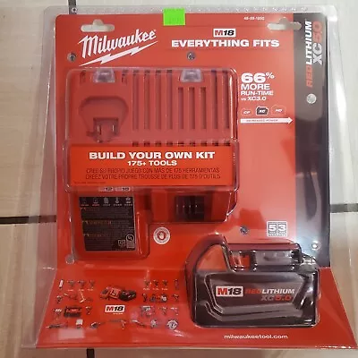 Milwaukee M18  Battery/Charger Combo: 48-59-1850 • $80