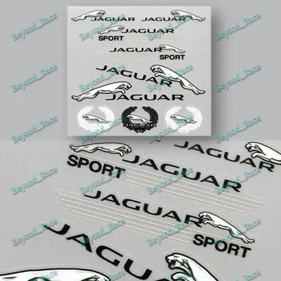 VIP Car Door Window Laptop Case Vinyl Decal Sticker For Jaguar Cars -9pcs (Set) • $8.88