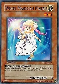 SD6-EN013 - White Magician Pikeru - Common - Structure Deck: Spellcaster's Judgm • $2