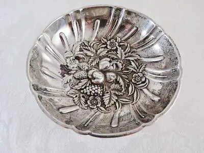 S. Kirk & Son Repousse Sterling Silver Footed Candy Nut Bowl Dish #430 4.75  • $115