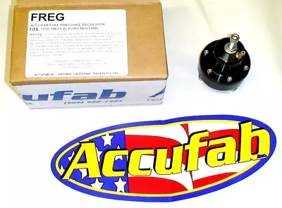 Accufab Adjustable Fuel Pressure Regulator FPR AFPR 1989-93 Mustang 5.0 Fox 302 • $159.99