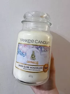 BRAND NEW Yankee Candle Large Jar Candle Snow Globe Wonderland 623.7g • £20