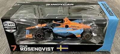 2022 #7 1/18 Felix Rosenqvist “ McLaren “ Chevy NTT Indy Car Same Day SHIPPING • $41.99