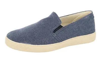 DB's Men's Extra Wide (2V Fit) Casual Slip On Shoes (Miles) In Navy • £63.51