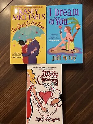 Contemporary Romance Novels. Lot Of 3. Judi McCoy Kasey Michaels. Zebra 15 • $9.95