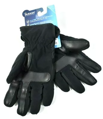  Isotoner Mens Gloves New M Smart Dri Touch Screen Black • $14.39