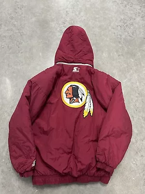 Vintage Washington Redskins Starter Jacket Coat NFL Large  • $59.95