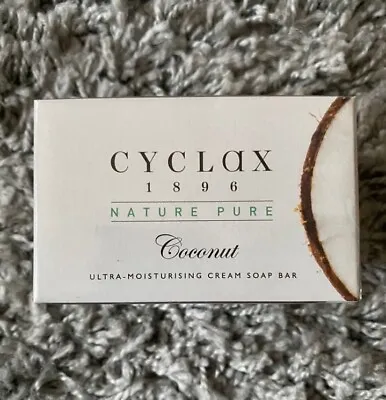 10x Cyclax Soap Coconut Nature Pure 90g Soap Bars Moisturising Clearance • £8.49