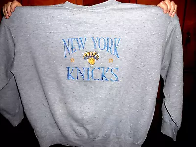 90’s Vntg Lee Sport Nba New York Knicks Crewneck Sweatshirt Sz Xxl Vguc Free Shi • $61.59