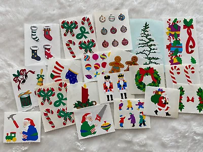 Mrs. Grossman's Sticker Lot Christmas Holidays Vintage 1990s Tree 19 Mods Sheets • $22.73