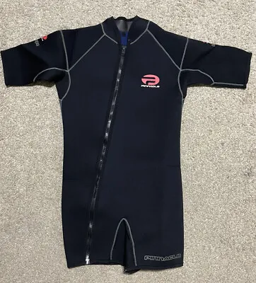 Pinnacle 5mm Escape Men's Shorty Wetsuit Male Size XL Short Sleeve Neoprene • $99.99