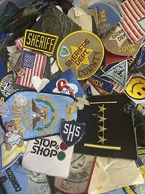 Vtg Patch Lot 25 Jacket Patches PromopoliceSportsMCbrandsymbolanimal Rare • $20.80