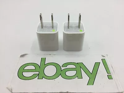 Lot Of 2 OEM Apple 5W USB Power Cube Wall Charger IPhone X XS XR 11 Pro Max • $9.99